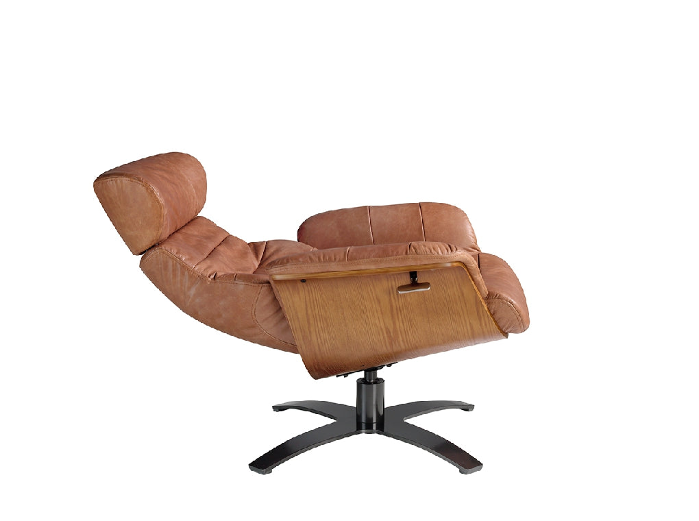 Japandi Luxe wachtkamerstoel Tohuko ™ ~ Bruin