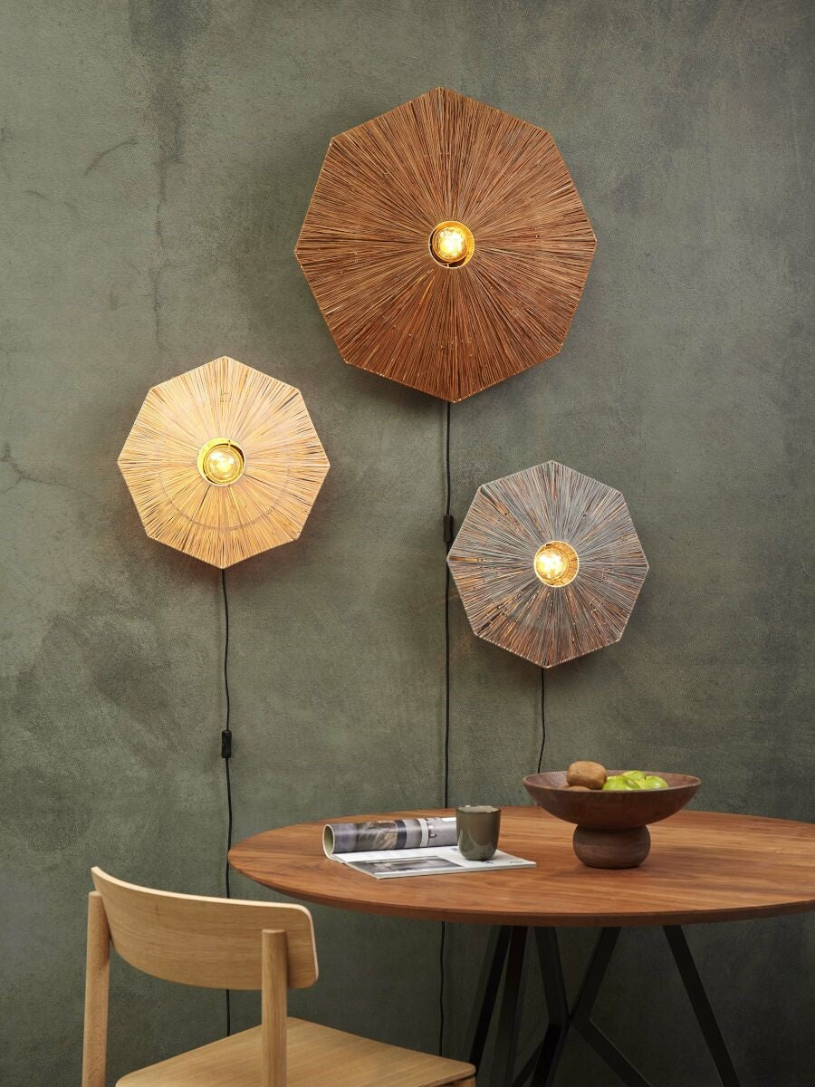 Wandlamp Panama L Bruin
