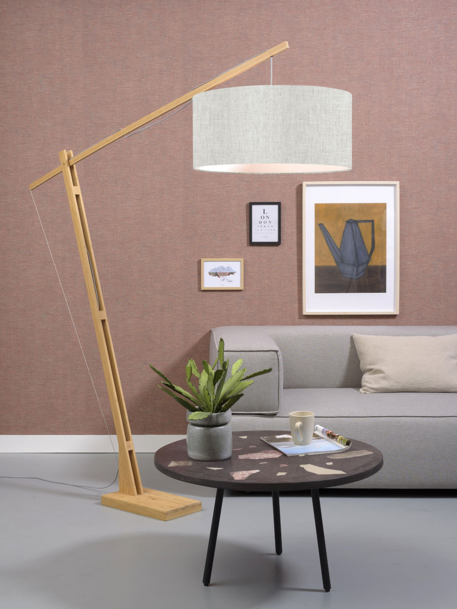 Vloerlamp Montblanc L Licht Linnen