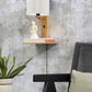 Wandlamp Andes Naturel/Licht Linnen met plank
