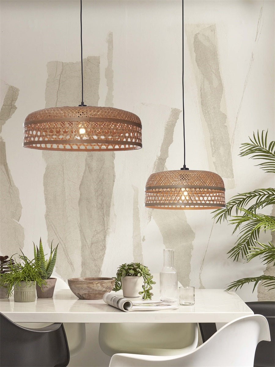 Hanglamp Ubud Naturel set van 2