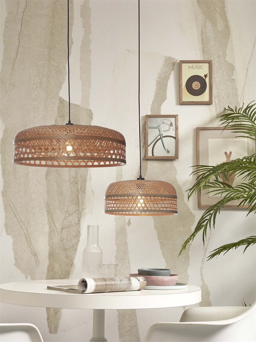 Hanglamp Ubud Naturel set van 2
