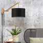 Wandlamp Andes S Naturel/Zwart