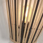 Wandlamp Merapi Zwart/Naturel