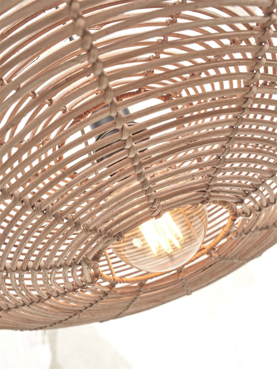 Vloerlamp Tanami Schijf L Naturel