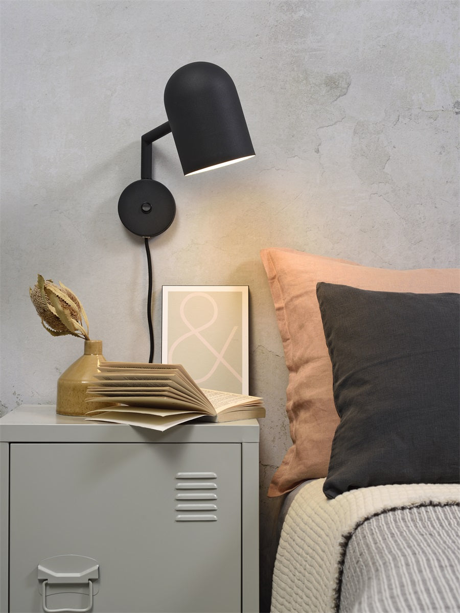 Wandlamp Marseille Zwart