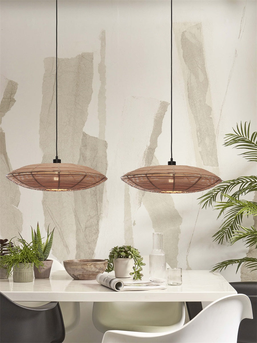 Hanglamp Tanami Schijf L Naturel
