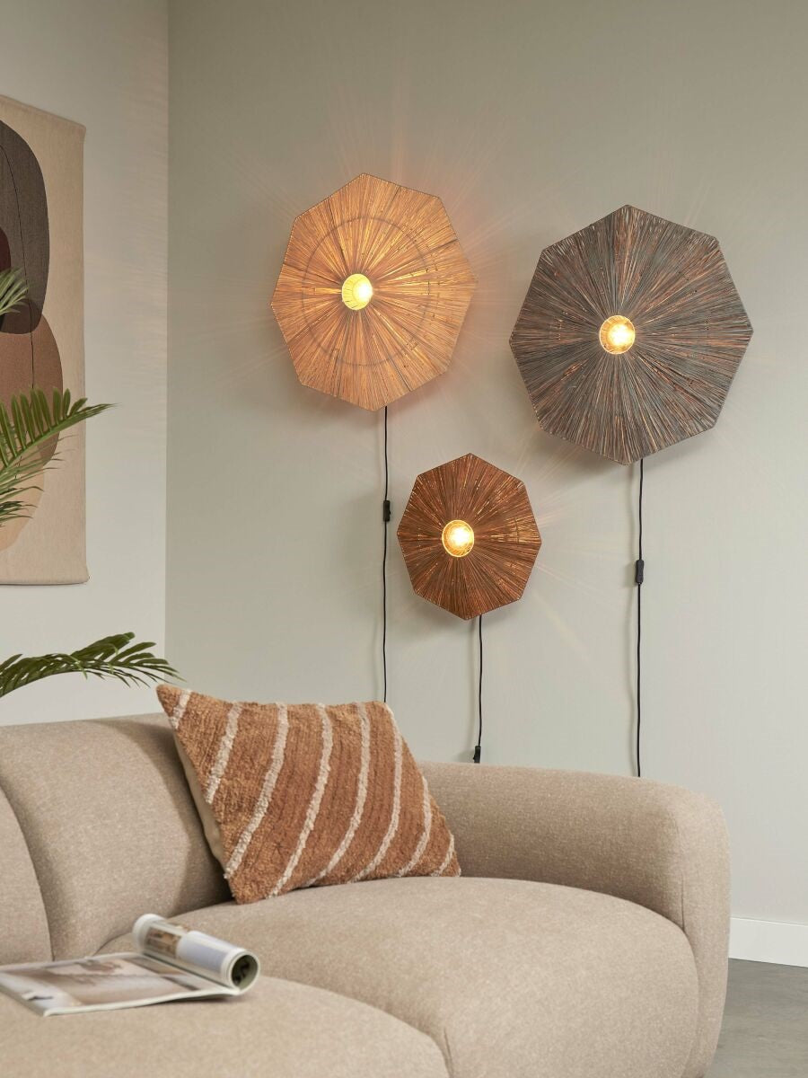 Wandlamp Panama L Naturel
