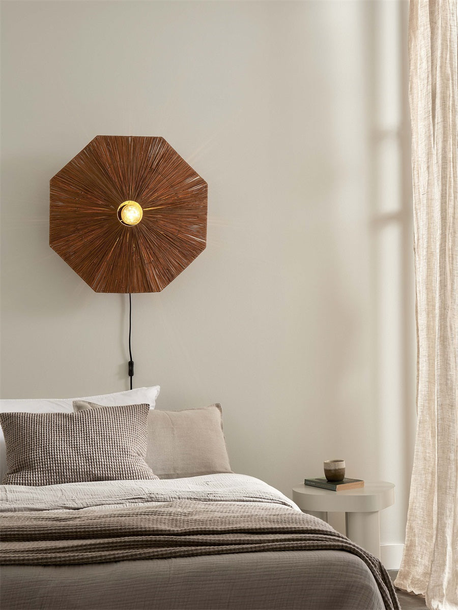 Wandlamp Panama L Bruin