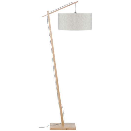 Vloerlamp Andes Naturel/Licht Linnen