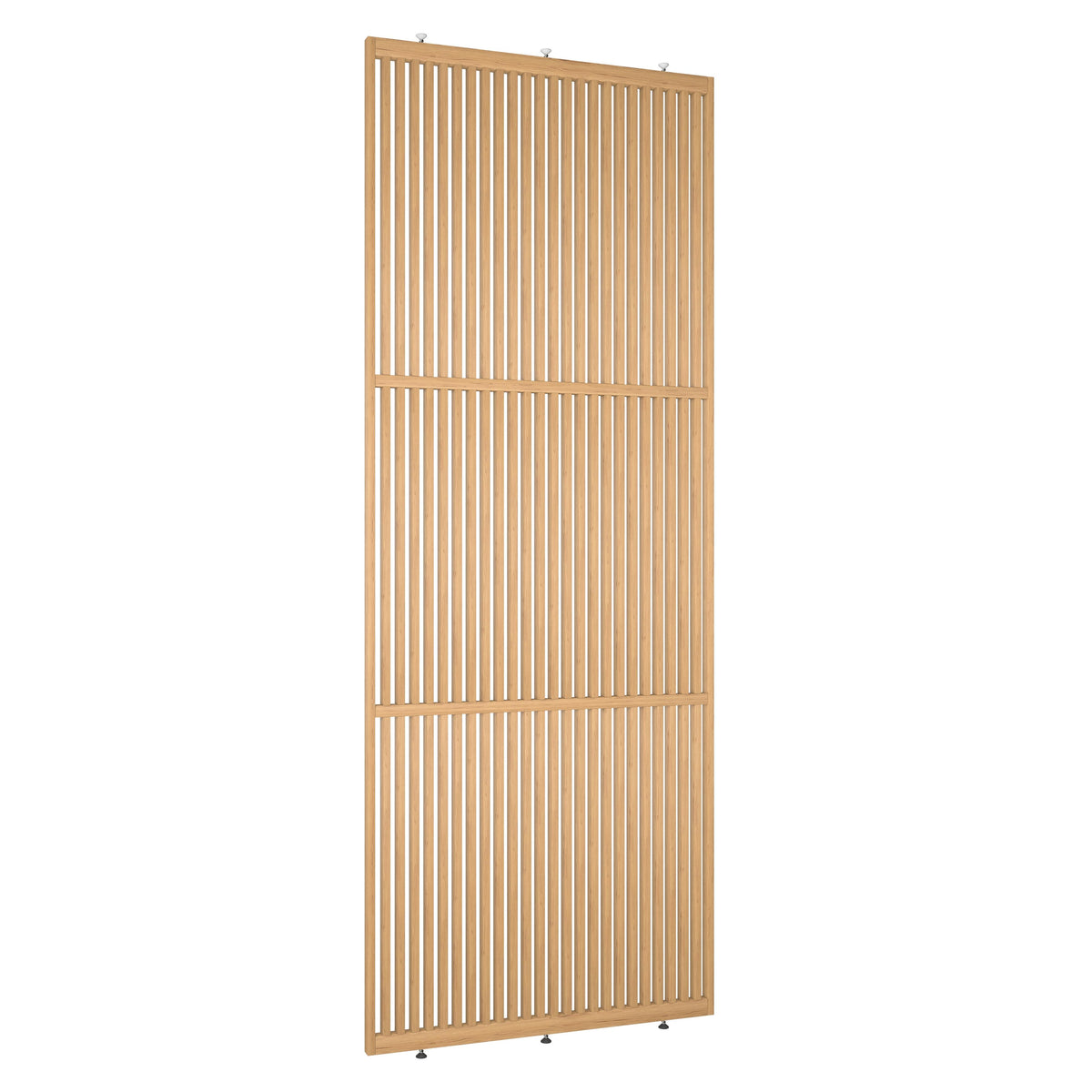 Elegante houten roomdivider, blank gelakt massief eikenhout, model Original®. Een stijlvolle en praktische toevoeging aan elk interieurontwerp