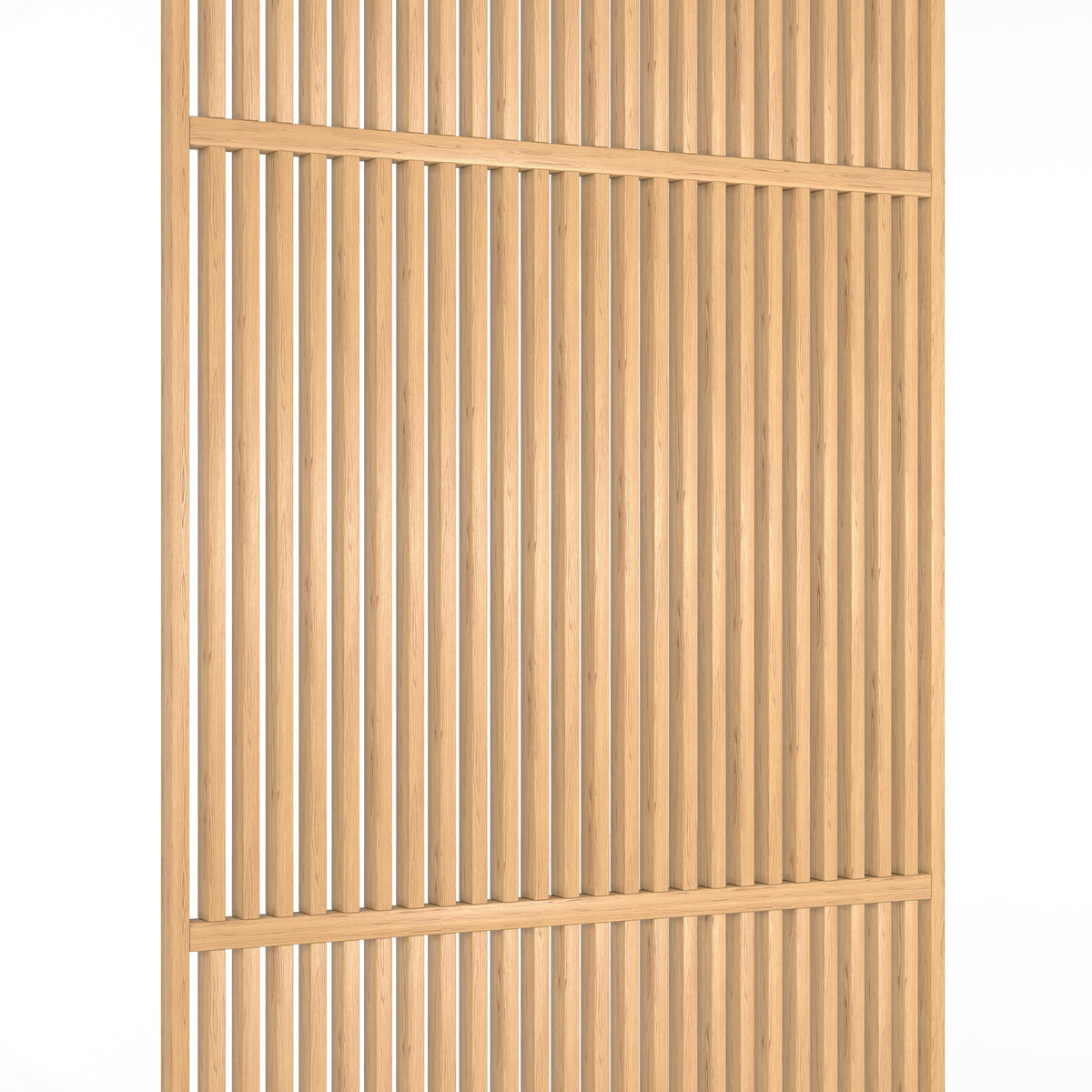 Elegante houten roomdivider, blank gelakt massief eikenhout, model Original®. Een stijlvolle en praktische toevoeging aan elk interieurontwerp