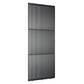 Houten roomdivider in RAL9005 massief eiken, ontworpen voor een strakke, hotel chique uitstraling. Een elegante toevoeging aan elk interieur
