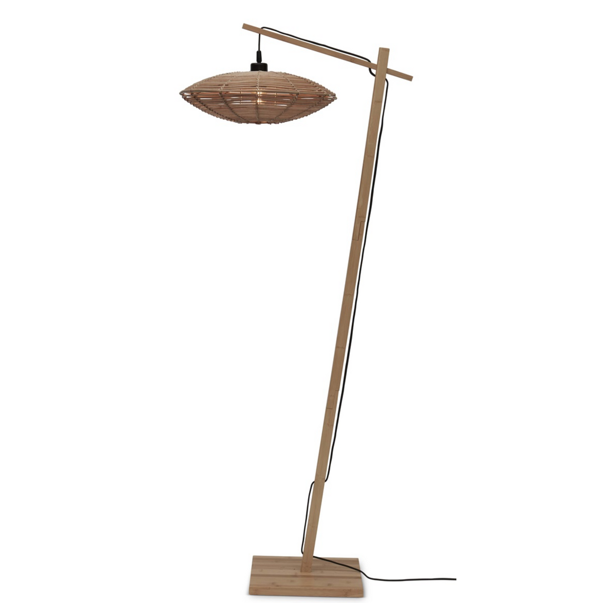 Vloerlamp Tanami Schijf S Naturel
