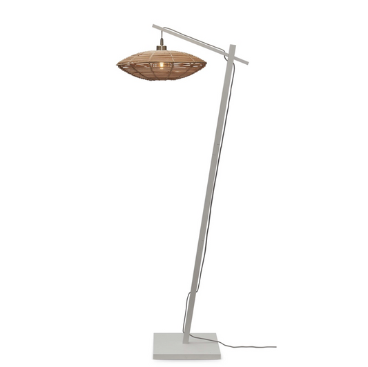 Vloerlamp Tanami Schijf S Wit