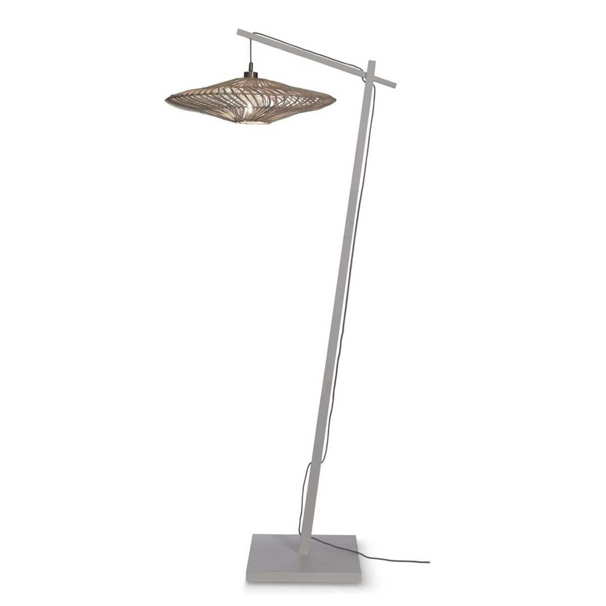 Vloerlamp Zanzibar L Wit