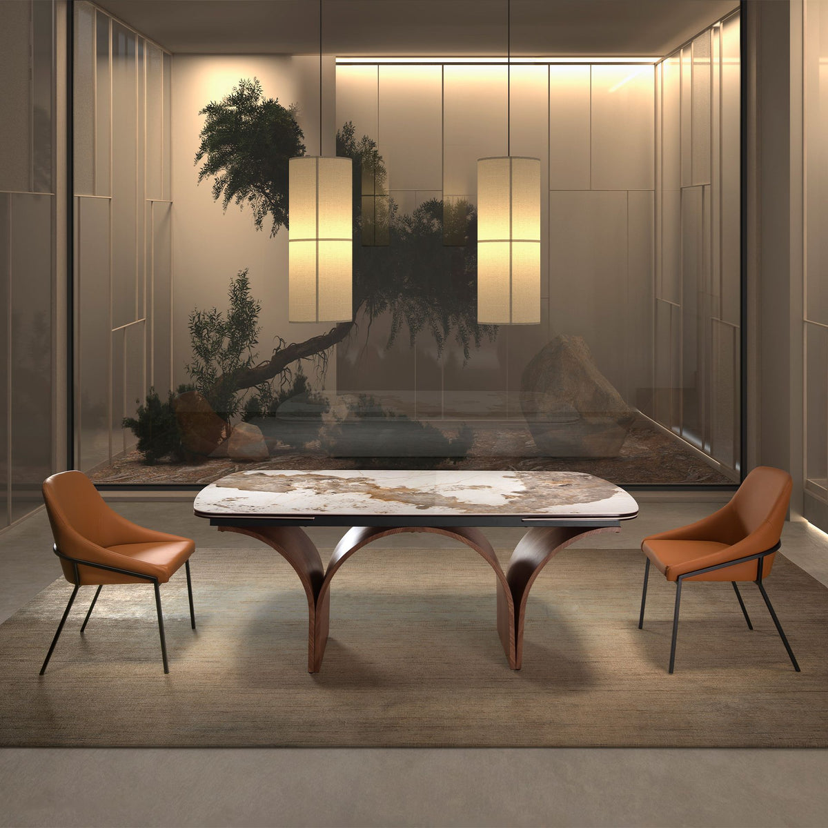 Japandi Eettafel Ponte ™ ~ Uitschuifbaar