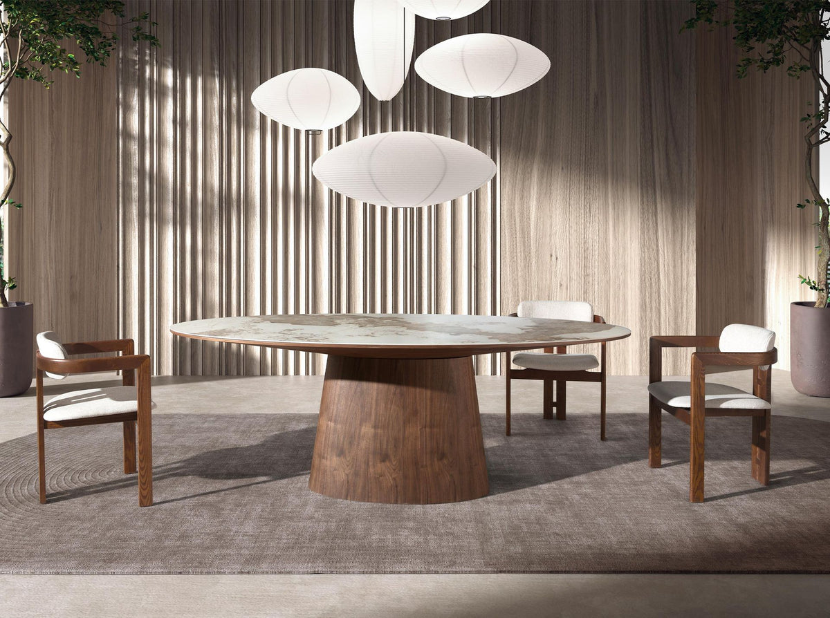 Japandi Vergadertafel Harima ™ ~ Keramisch