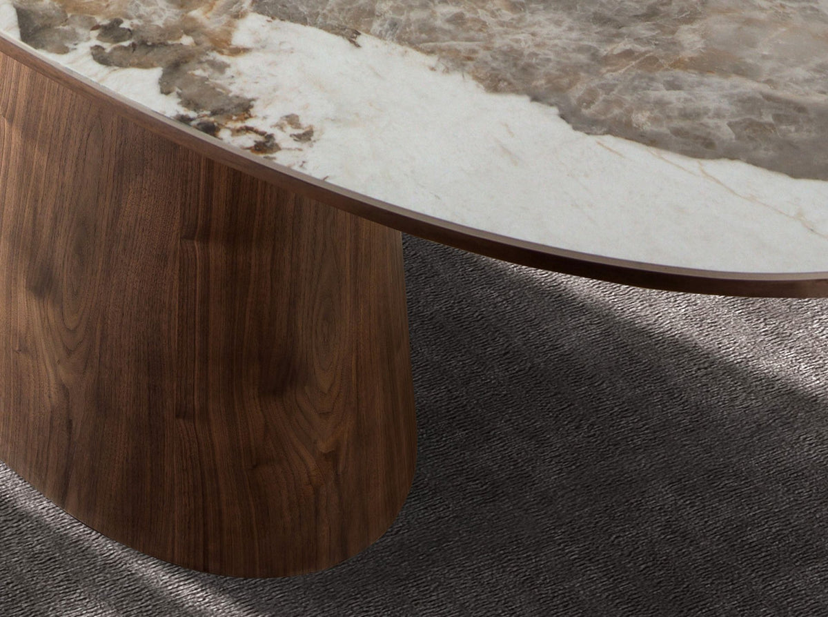 Japandi Vergadertafel Harima ™ ~ Keramisch