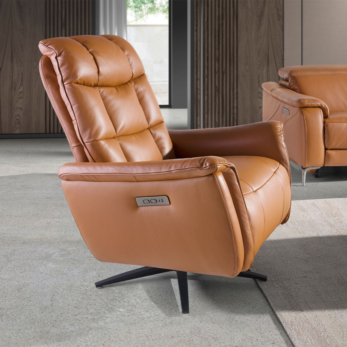 Japandi Fauteuil Shigo ™ ~ Bruin