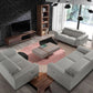Japandi Bank Chatan ™ ~ Relax Driezitter Lichtgrijs