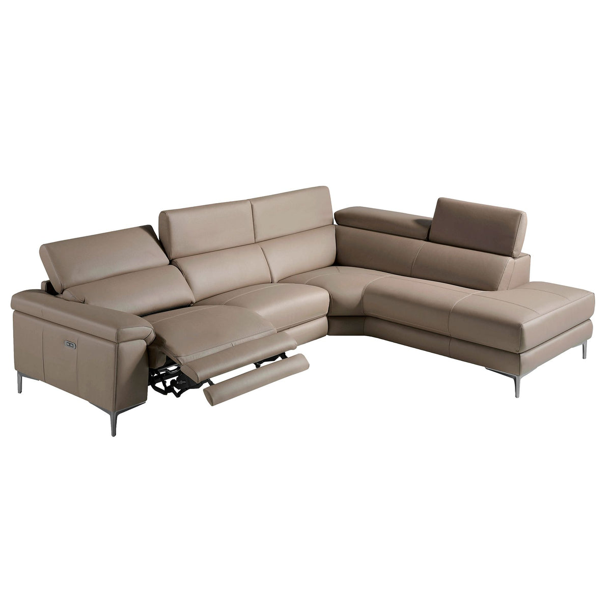 Japandi Hoekbank Bosi ™ ~ Rechts Taupe