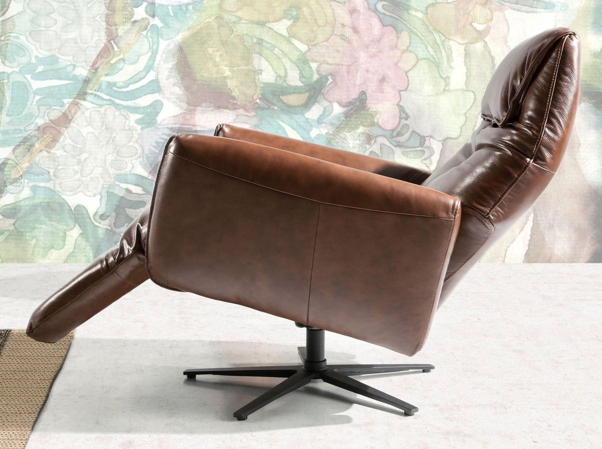 Japandi Luxe wachtkamerstoel Kaduo ™ ~ Bruin