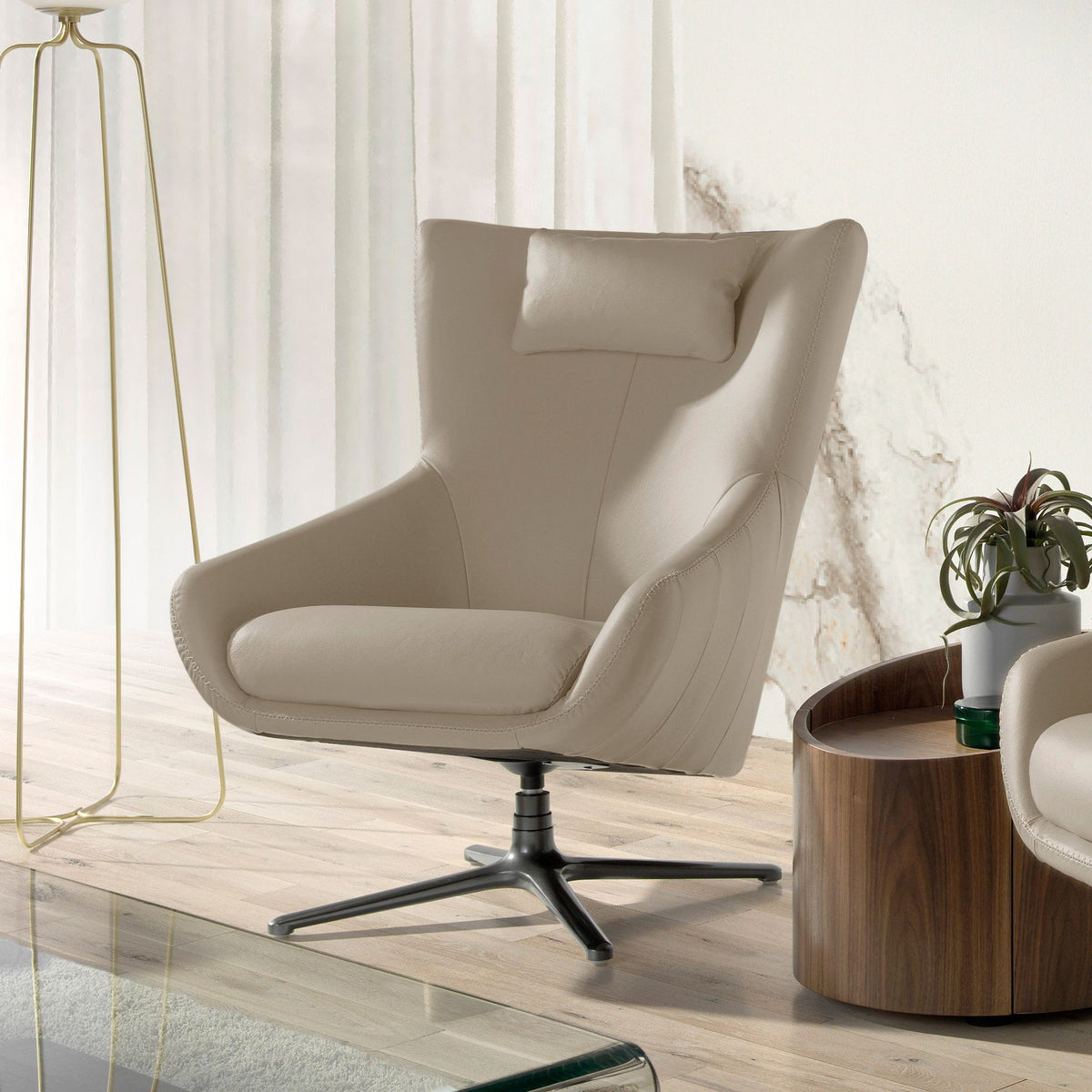 Japandi Fauteuil Waza ™ ~ Crème