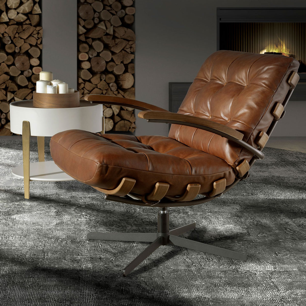 Japandi Fauteuil Ade ™ ~ Draaibaar