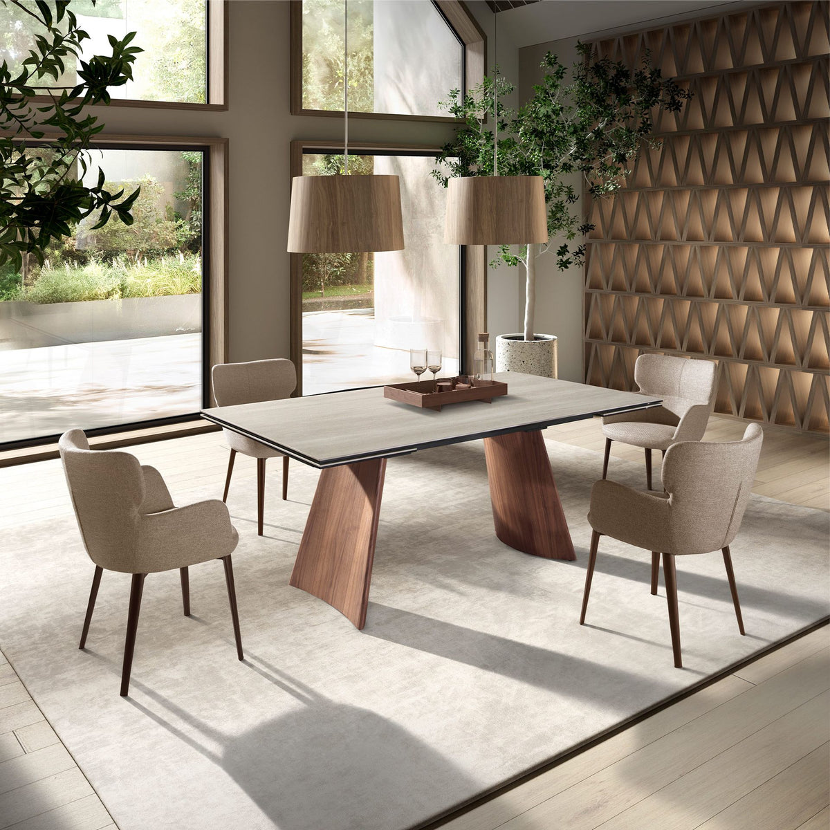 Japandi Eettafel Keba ™ ~ Uitschuifbaar