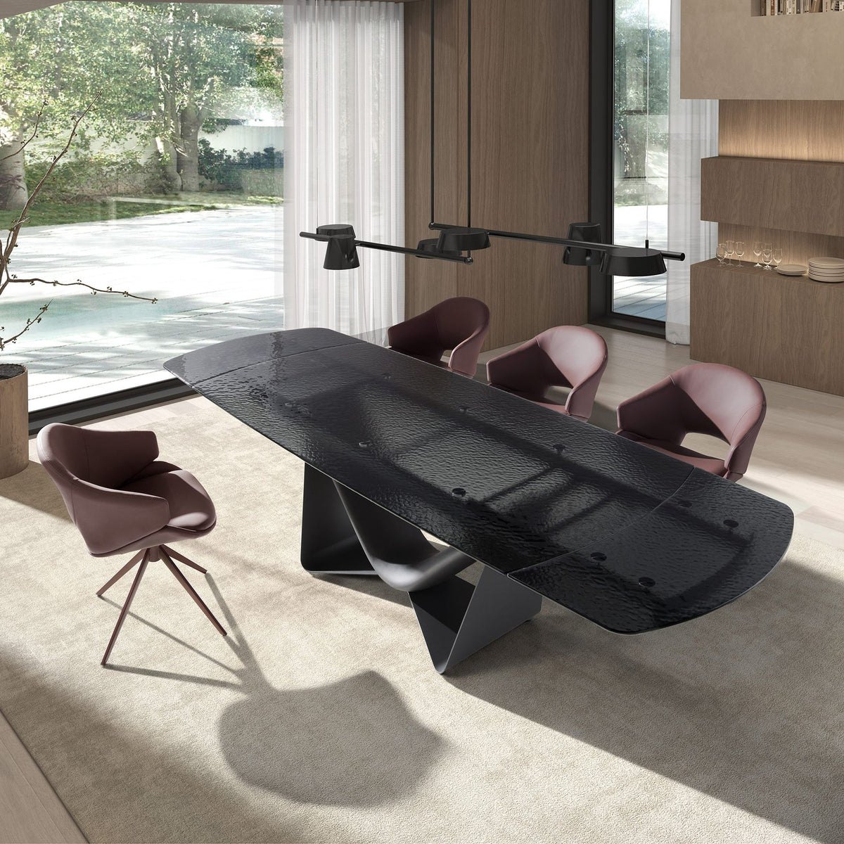 Japandi Eettafel Medazo ™ ~ Uitschuifbaar