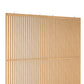Houten roomdivider met twee gekoppelde delen in XL-formaat, van blank gelakt massief eiken voor een strakke, natuurlijke uitstraling