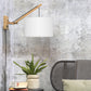 Wandlamp Andes S Naturel/Wit