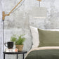 Wandlamp Andes L Naturel/Licht Linnen