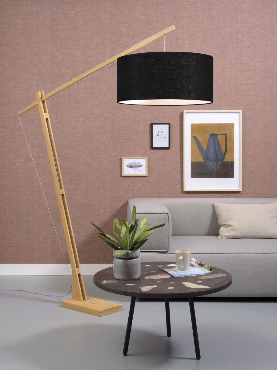 Vloerlamp Montblanc L Zwart