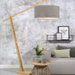 Vloerlamp Montblanc L Donker Linnen