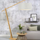 Vloerlamp Montblanc L Licht Linnen