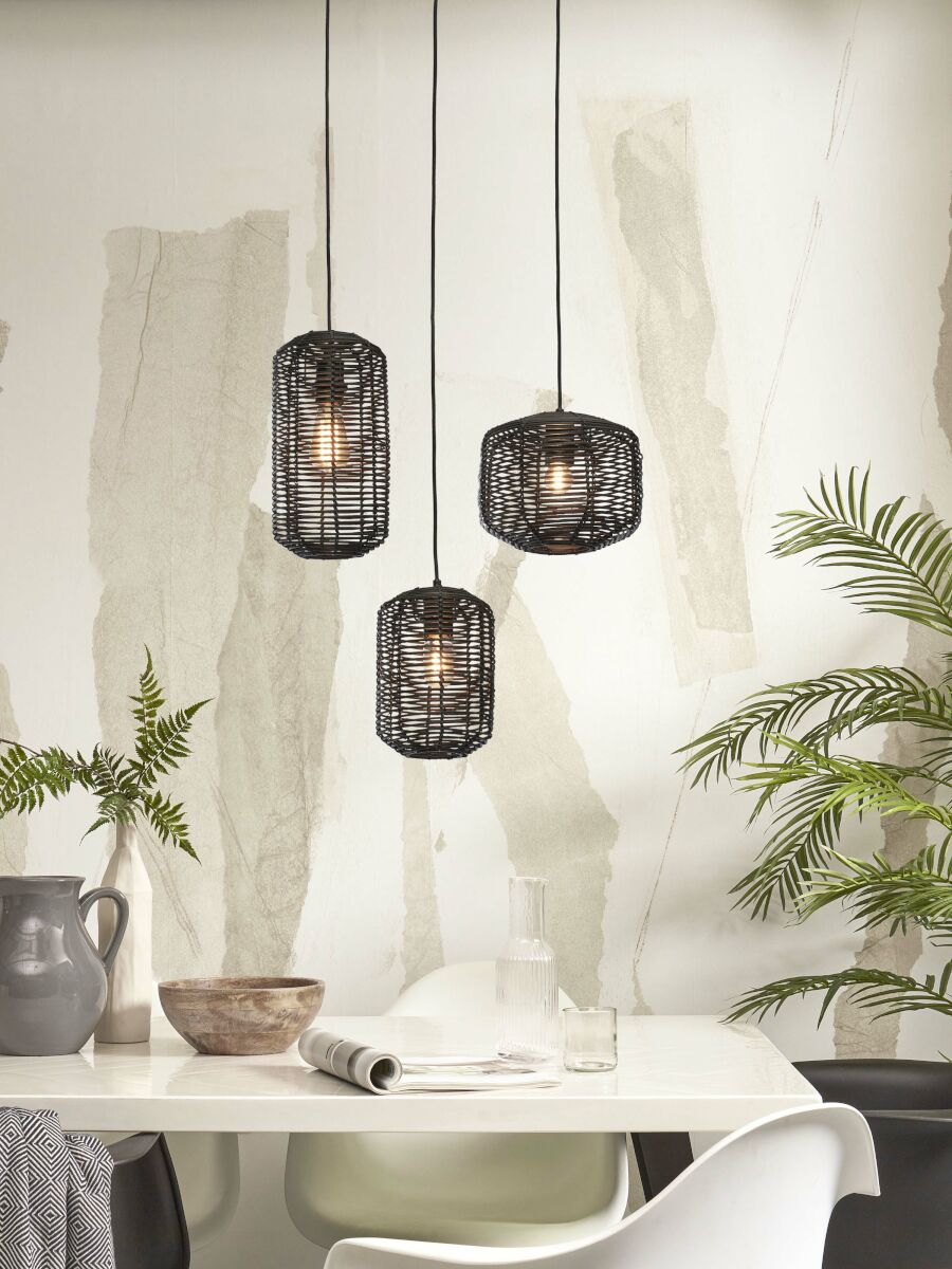 Hanglamp Tanami Koker L Zwart