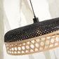 Hanglamp Ubud Zwart/Naturel set van 2